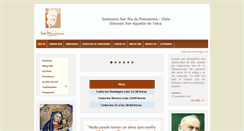 Desktop Screenshot of padrepio.cl