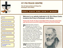 Tablet Screenshot of padrepio.org.uk