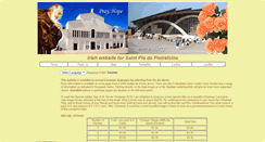 Desktop Screenshot of padrepio.ie